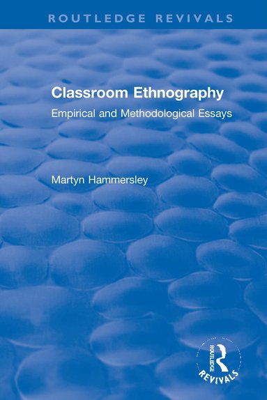 bokomslag Classroom Ethnography