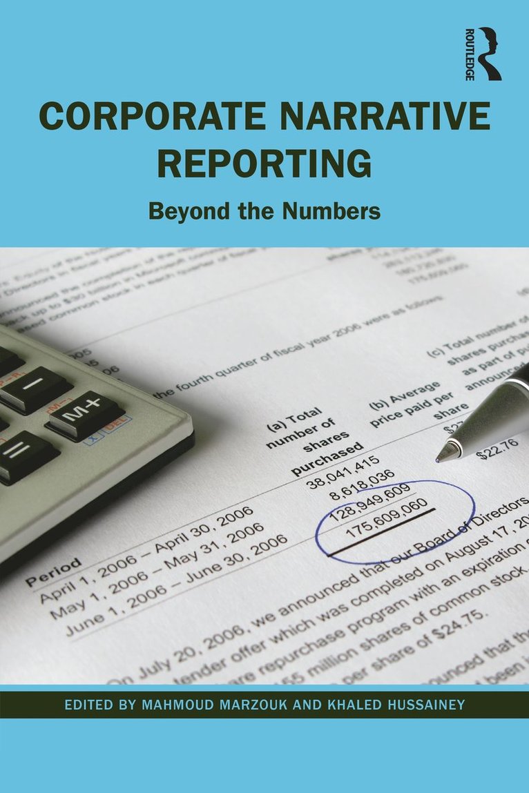 Mahmoud Marzouk, Khaled Hussainey - Corporate Narrative Reporting, Häftad