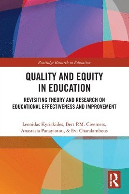 Quality and Equity in Education 1