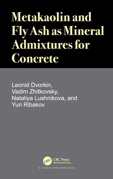 bokomslag Metakaolin and Fly Ash as Mineral Admixtures for Concrete