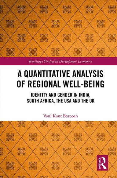 Vani Kant Borooah - Quantitative Analysis of Regional Well-Being, Häftad