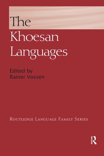 Rainer Vossen - Khoesan Languages, Häftad