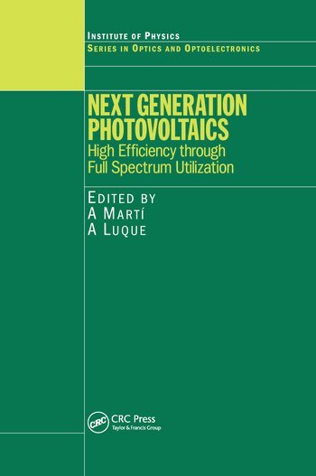 A. Martí, A. Luque - Next Generation Photovoltaics, Häftad