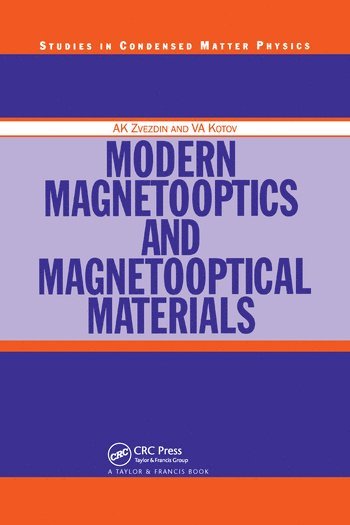 bokomslag Modern Magnetooptics and Magnetooptical Materials