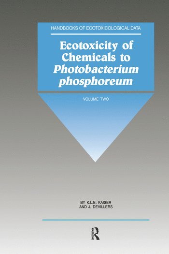 bokomslag Ecotoxicity of Chemicals to Photobacterium Phosphoreum