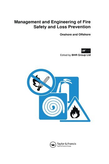 bokomslag Management and Engineering of Fire Safety and Loss Prevention