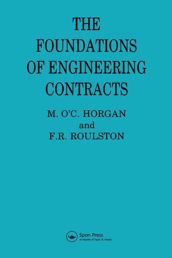 bokomslag Foundations of Engineering Contracts