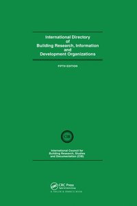 bokomslag International Directory of Building Research Information and Development Organizations