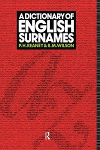 bokomslag A Dictionary of English Surnames