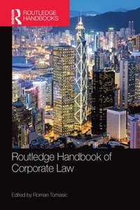 bokomslag Routledge Handbook of Corporate Law