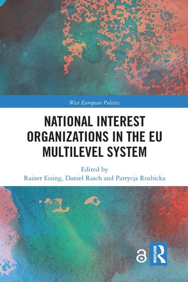 Rainer Eising, Daniel Rasch, Patrycja Rozbicka - National Interest Organizations in the EU Multilevel System, Häftad