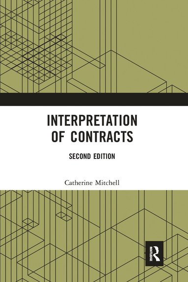 bokomslag Interpretation of Contracts
