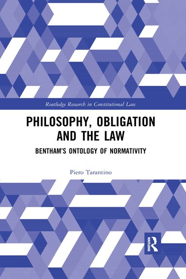 Piero Tarantino - Philosophy, Obligation and the Law, Häftad