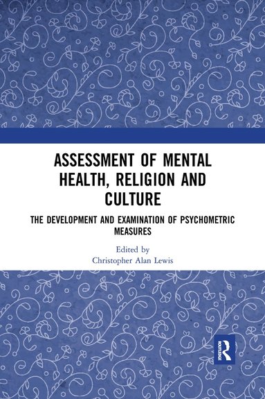 bokomslag Assessment of Mental Health, Religion and Culture