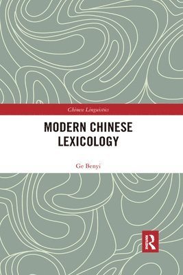 Modern Chinese Lexicology 1