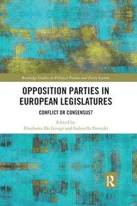 bokomslag Opposition Parties in European Legislatures