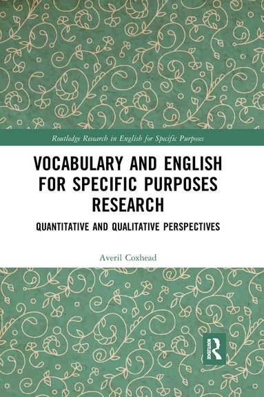 Averil Coxhead - Vocabulary and English for Specific Purposes Research, Häftad
