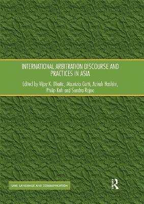 International Arbitration Discourse and Practices in Asia 1