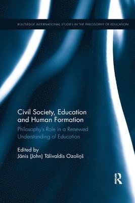 Civil Society, Education and Human Formation 1