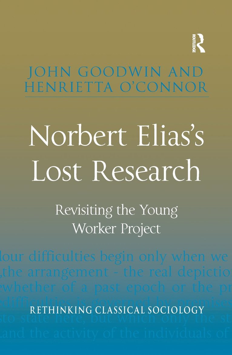 Norbert Elias's Lost Research 1