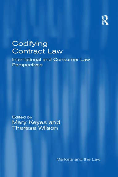 bokomslag Codifying Contract Law