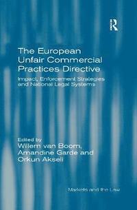 bokomslag The European Unfair Commercial Practices Directive