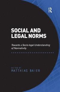 bokomslag Social and Legal Norms