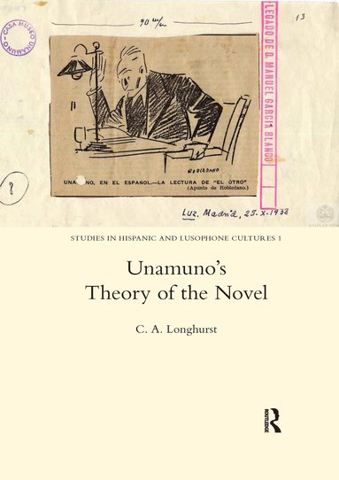 bokomslag Unamuno's Theory of the Novel