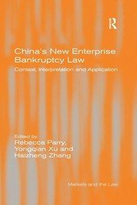 bokomslag China's New Enterprise Bankruptcy Law