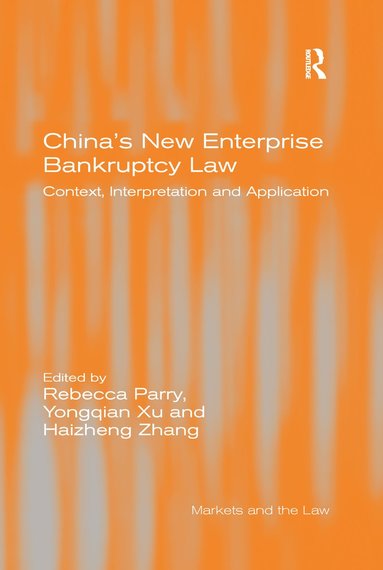 bokomslag China's New Enterprise Bankruptcy Law