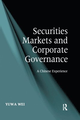 Securities Markets and Corporate Governance 1