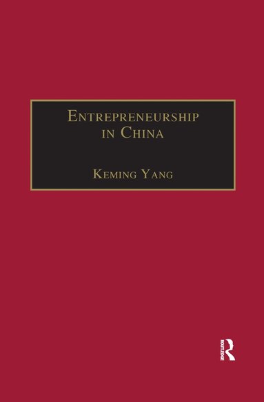 bokomslag Entrepreneurship in China