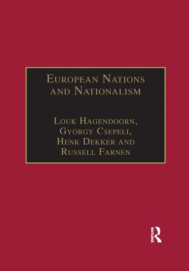 bokomslag European Nations and Nationalism