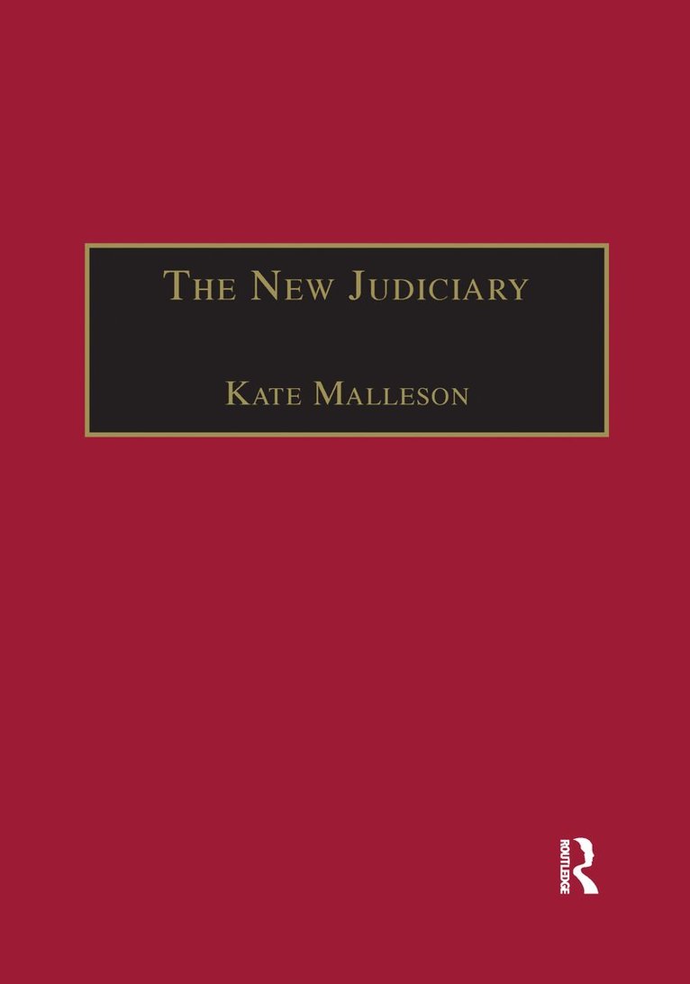 Kate Malleson - New Judiciary, Häftad