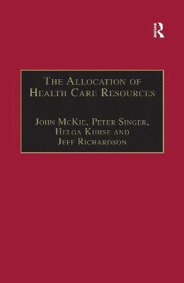 bokomslag Allocation of Health Care Resources