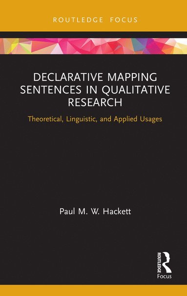 bokomslag Declarative Mapping Sentences in Qualitative Research