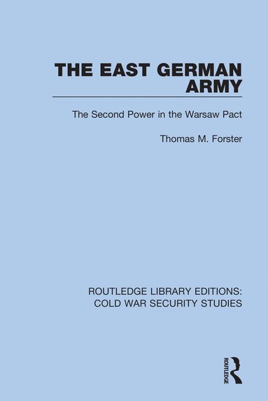 bokomslag East German Army