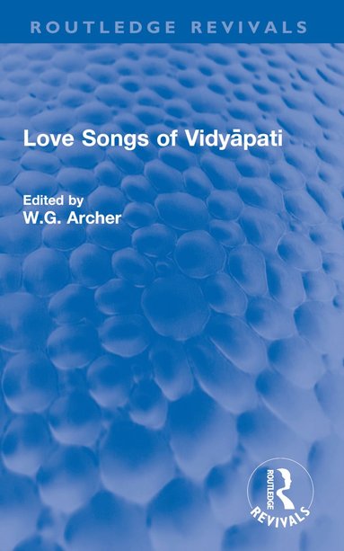 bokomslag Love Songs of Vidy?pati