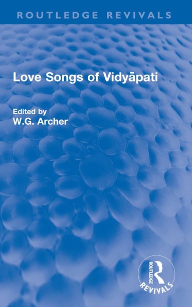 bokomslag Love Songs of Vidypati