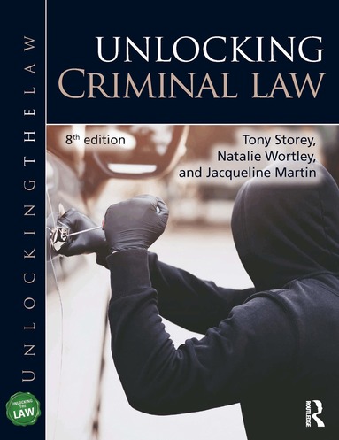 Tony Storey, Jacqueline Martin - Unlocking Criminal Law, Häftad