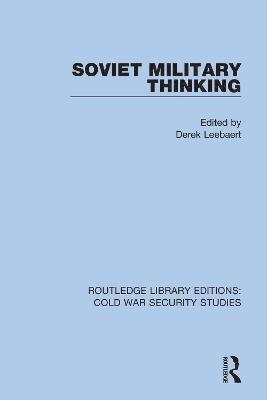 bokomslag Soviet Military Thinking