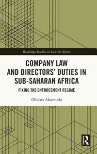 bokomslag Company Law and Directors Duties in Sub-Saharan Africa