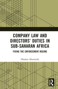 bokomslag Company Law and Directors Duties in Sub-Saharan Africa