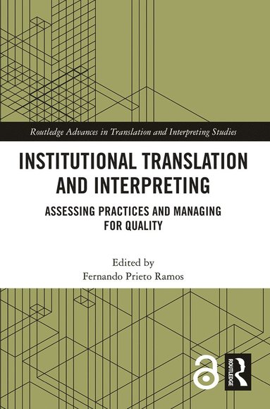 bokomslag Institutional Translation and Interpreting