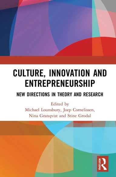 bokomslag Culture, Innovation and Entrepreneurship