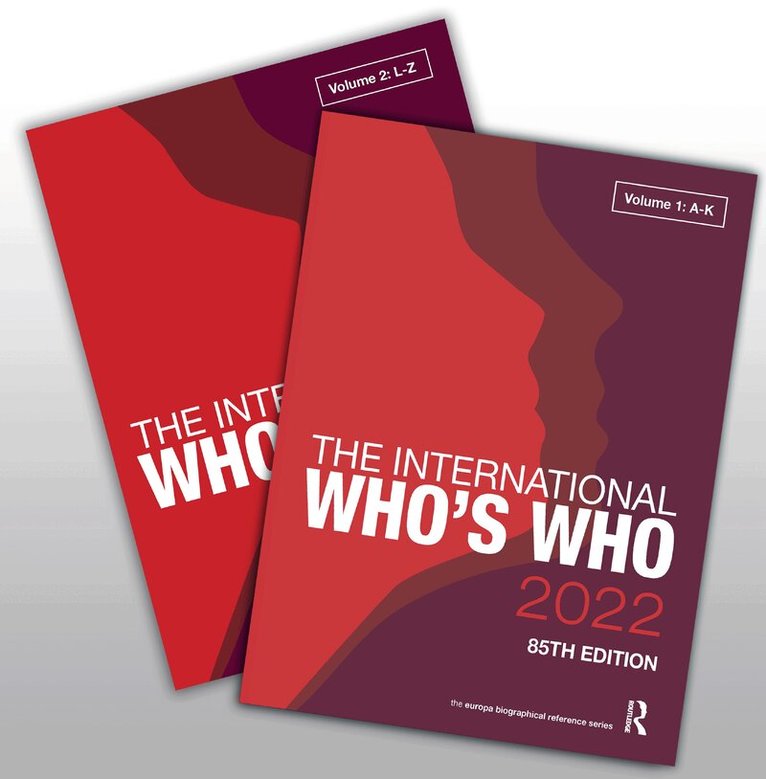Europa Publications - International Who's Who 2022, Inbunden