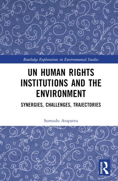 Sumudu Atapattu - UN Human Rights Institutions and the Environment, Inbunden