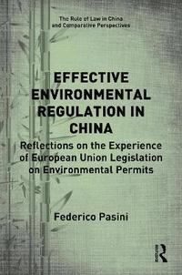 bokomslag Effective Environmental Regulation in China