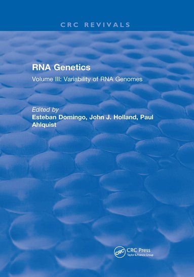 Esteban Domingo - RNA Genetics, Häftad