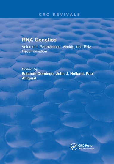 Esteban Domingo - RNA Genetics, Häftad